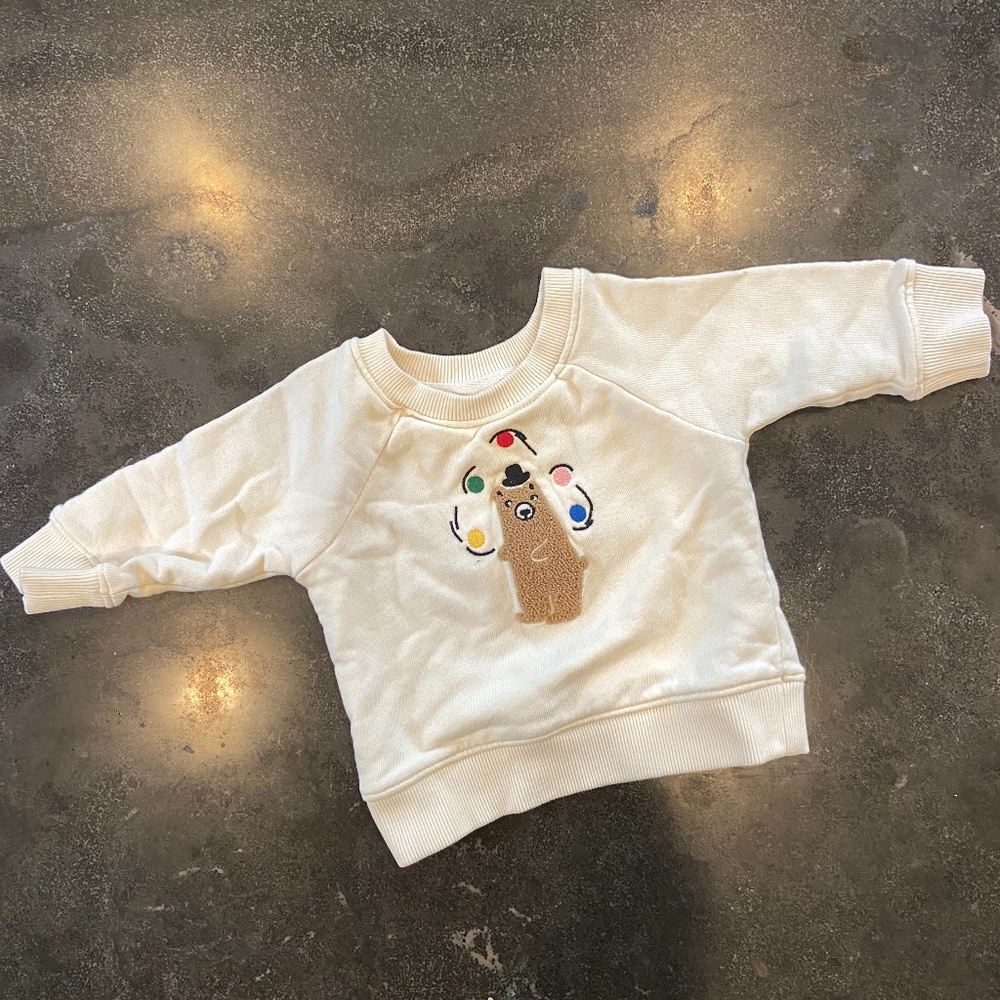 Hanna Andersson Play Appy Embroidered Sweatshirt